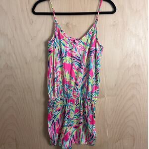Lilly Pulitzer Women’s Small Colorful Print Sleeveless Romper